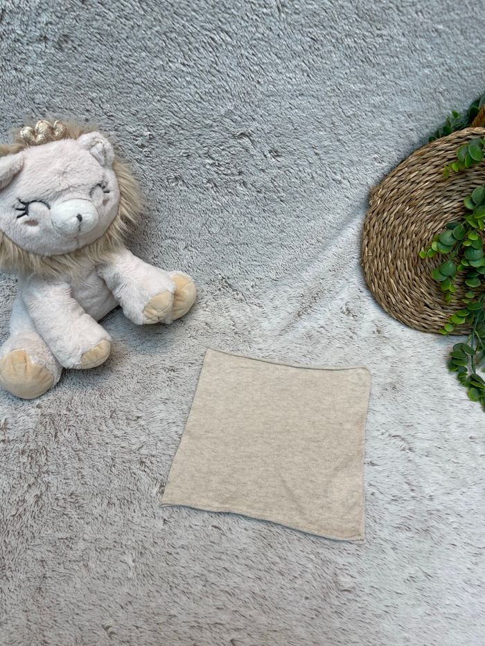 Tour de cou en soie et coton beige - H&M