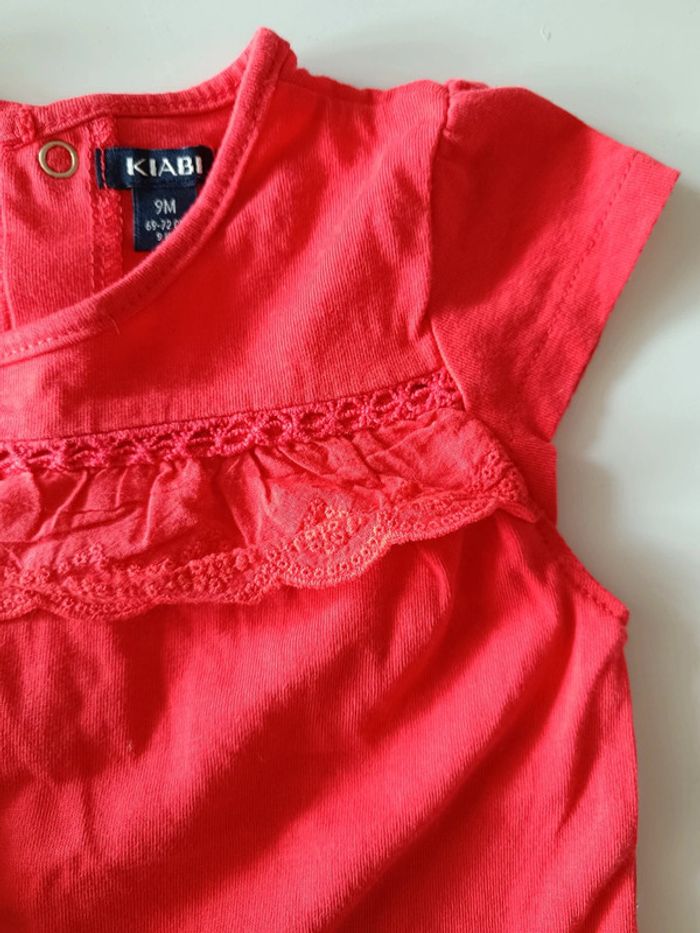 T shirt rouge 9mois - photo numéro 2