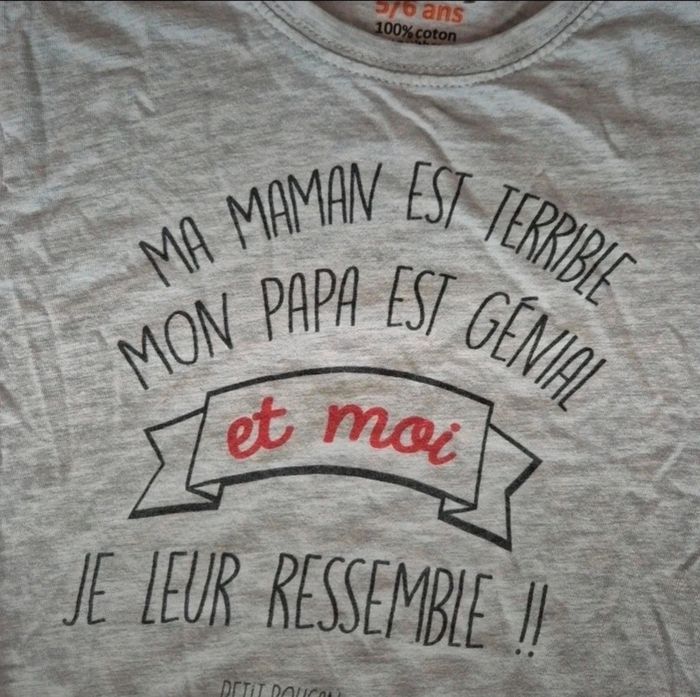 Petit Tee-shirt 5/6 ans - photo numéro 2