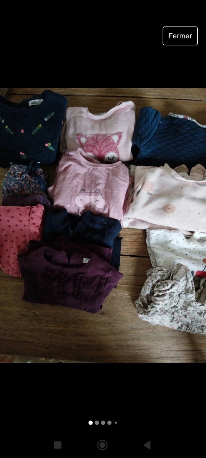 Lot 12 pièces filles 6 mois - photo numéro 5