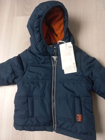 Doudoune 6 mois Orchestra bleu marine neuve