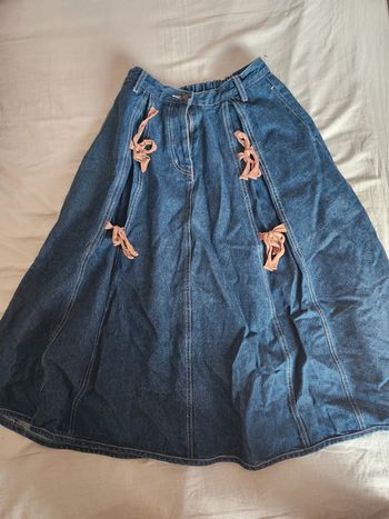 Jupe longue en jean