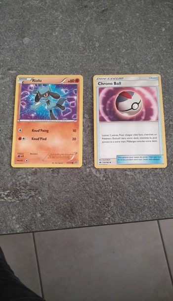 2 cartes Pokémon