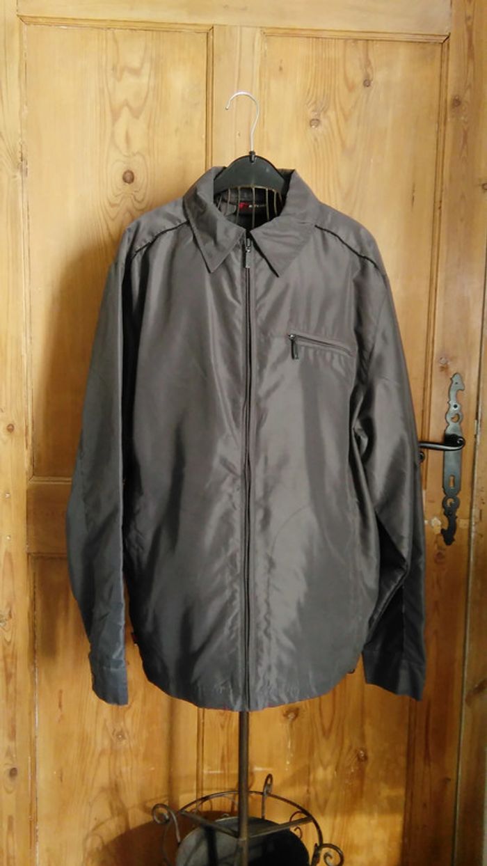 Veste coupe-vent gris foncé Ritchie