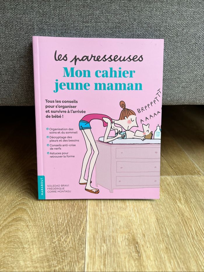 Livre « Les Paresseuses Mon cahier de jeune maman »