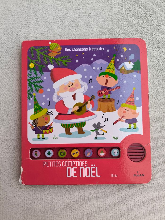 Livre sonore Petites comptines de Noël Milan - photo numéro 2