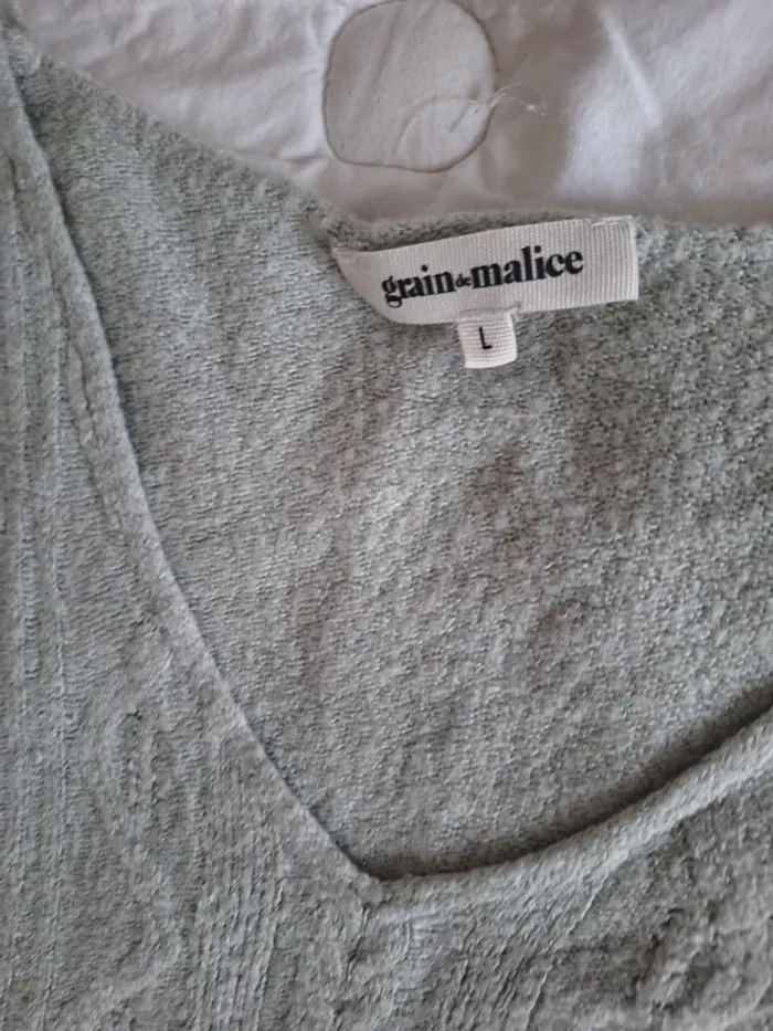 Pull vert taille L Grain de Malice - photo numéro 3