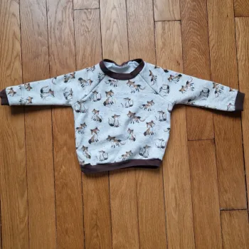Sweat molletonné renard, bébé 12-18 mois