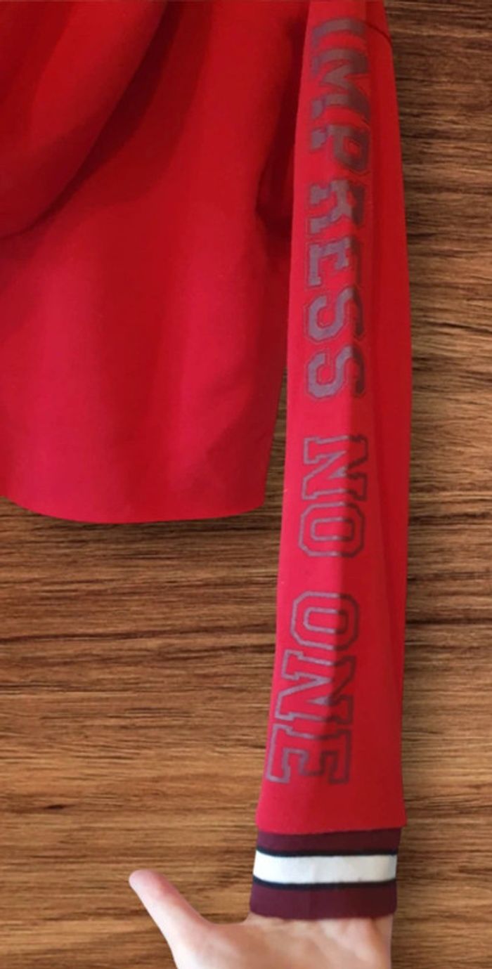 Pull court rouge - photo numéro 4