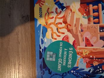 Livre d'activités éducatif à la poursuite du trésor de l'atlantide auzou