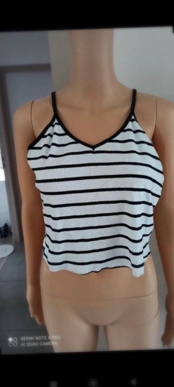 Débardeur crop top taille l