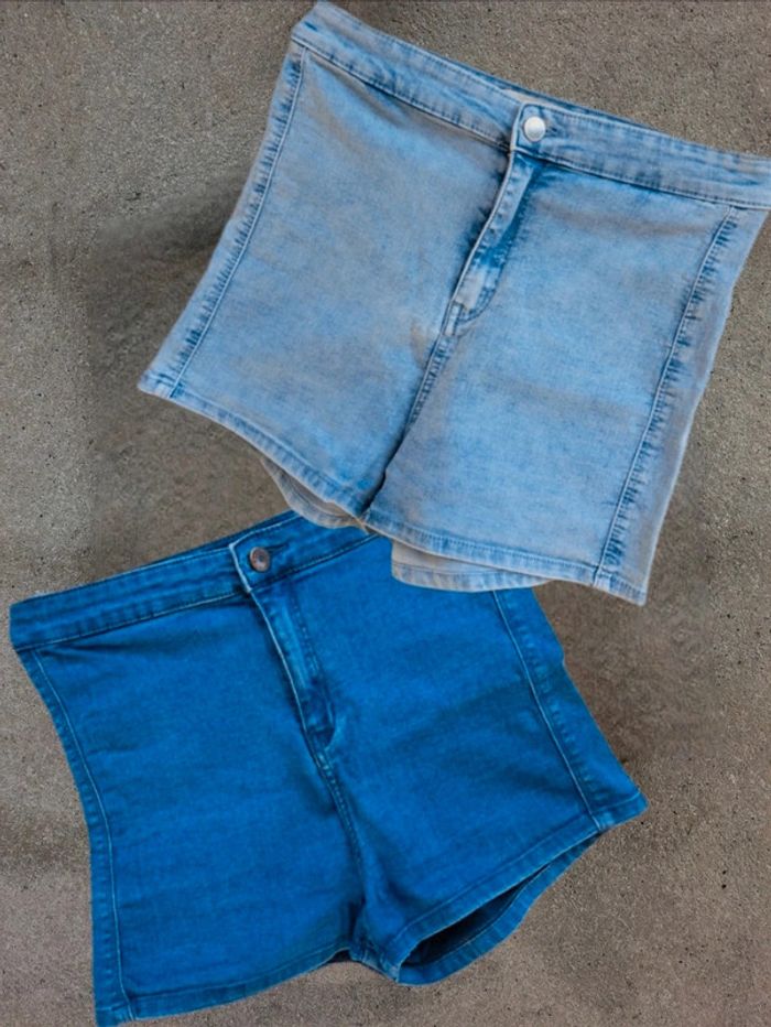 Lot de 2 shorts en jean