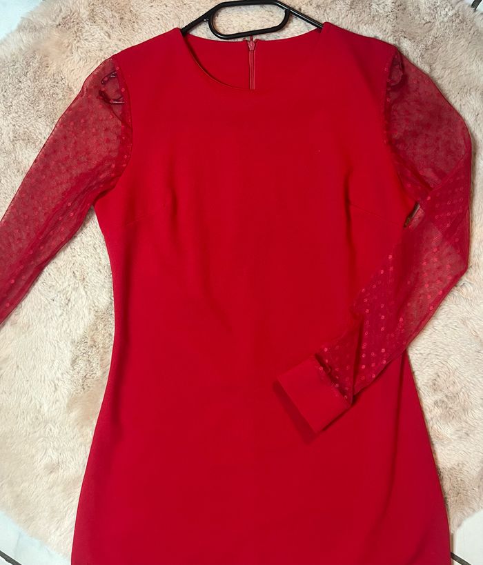 Robe d’été femme rouge - photo numéro 3