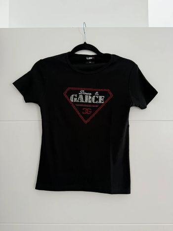 T-shirt haut top maillot camisa blusa Blouse chemise camicia overhemd folder camicetta chemis