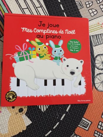 Livre je joue mes comptines de Noël au piano