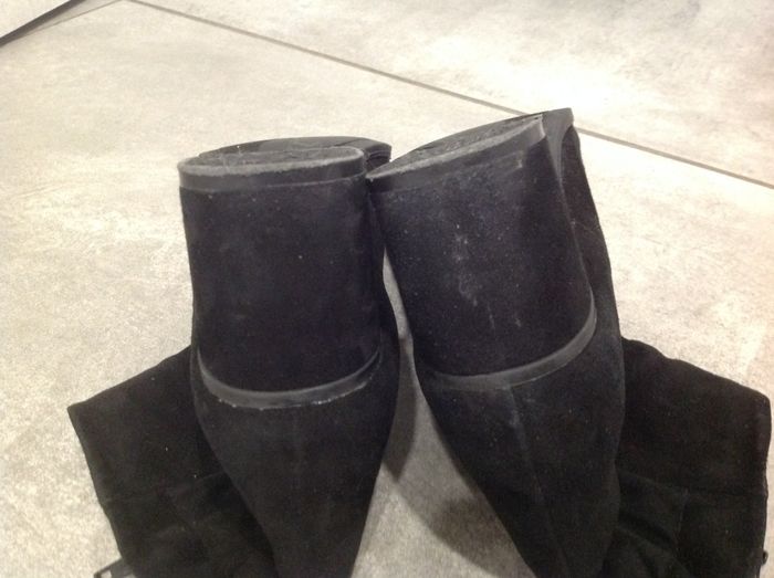 Bottines / boots noires à talons T.38 Eram - photo numéro 7
