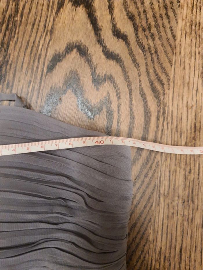 Robe de soirée gris clair Lautinel taille 4 (L) - photo numéro 13