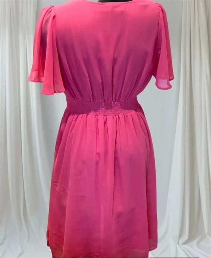 Magnifique Robe midi rose S/M 36/38 - photo numéro 3