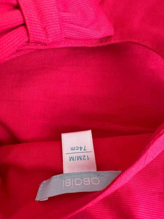 Robe et bloomer fushia Obaibi taille 12 mois - photo numéro 7
