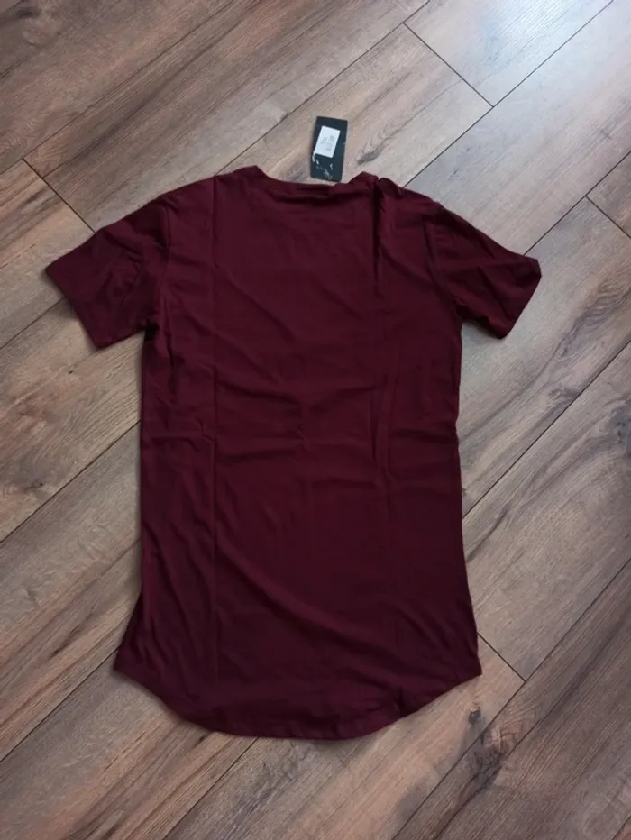 Tee shirt bordeaux homme L Oversize - photo numéro 6