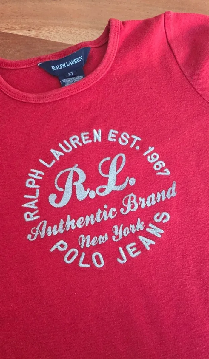 Tee-shirt Ralph Lauren Taille 3 ans - photo numéro 4