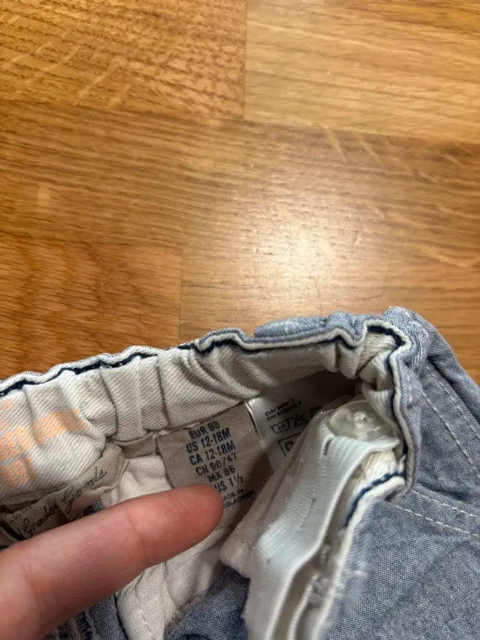 Short H&M 12/18 mois 86 cms garçon - photo numéro 2
