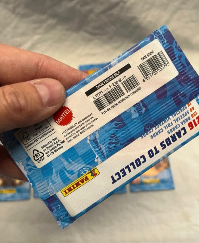 10 boosters cartes hotwheels on the road neufs scellés - photo numéro 8
