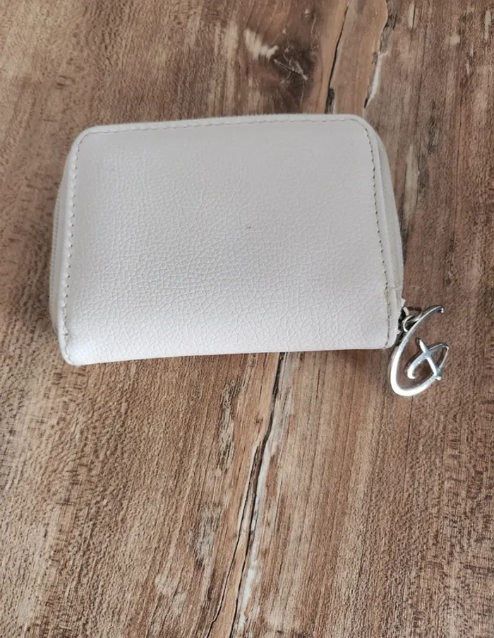 porte monnaies portefeuille Stitch disney blanc en bon état blanc - photo numéro 2