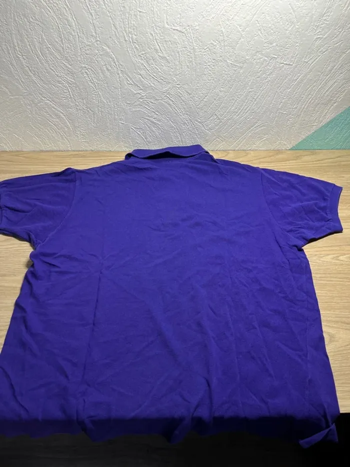 Polo Lacoste - couleur violet - taille L - photo numéro 7