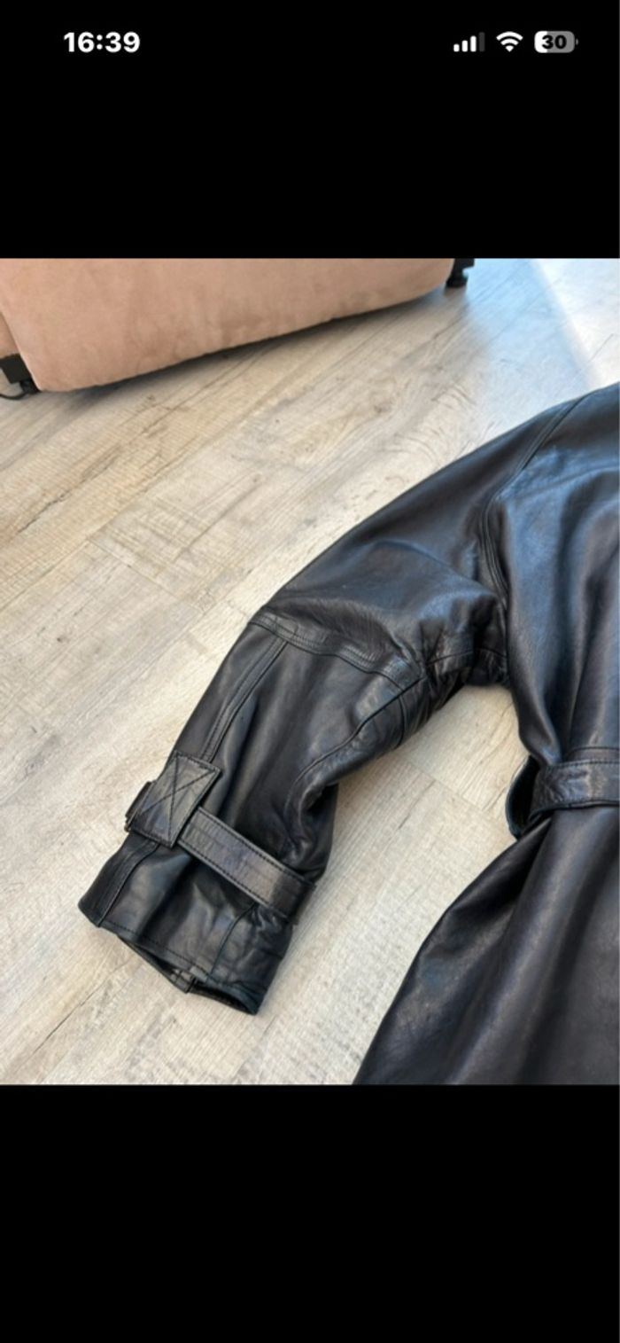 Parka homme cuir lisse - photo numéro 6