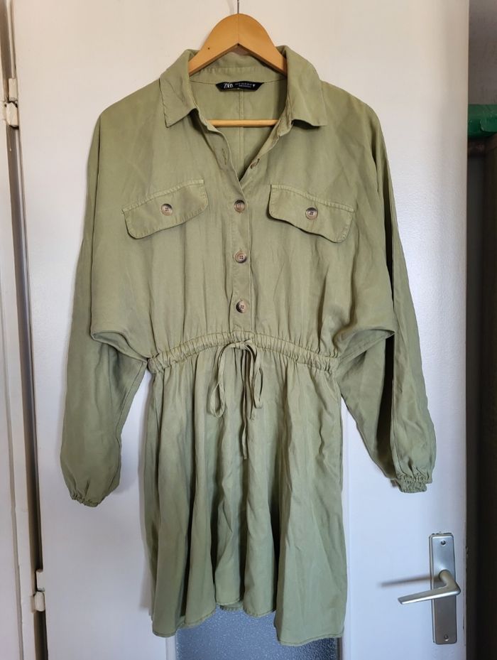 Robe zara kaki