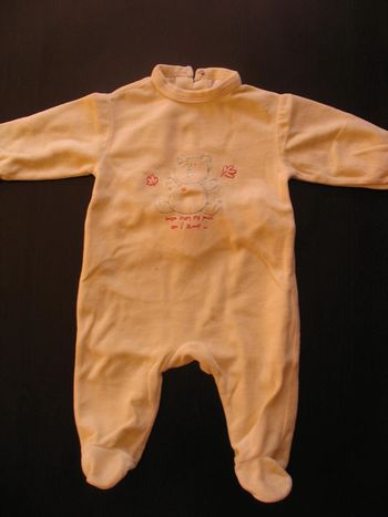 PYJAMA DORS BIEN JAUNE BÉBÉ GARÇON - 3 MOIS - n°02
