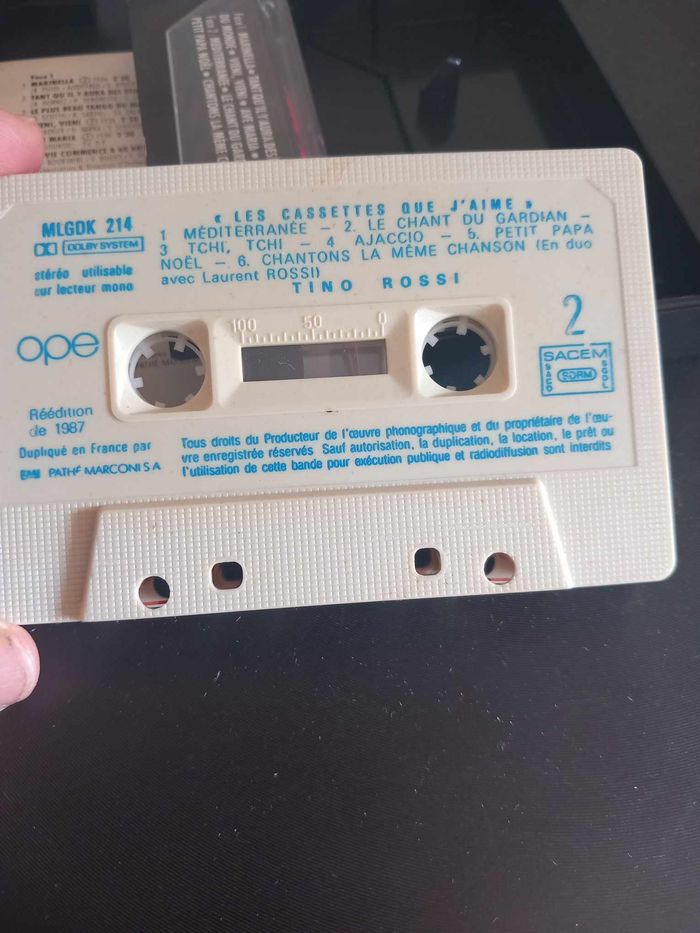 Cassette audio de Tino Rossi - photo numéro 3