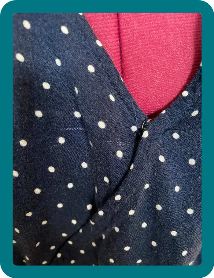 Robe cache cœur H&M motif pois taille 42 - photo numéro 2