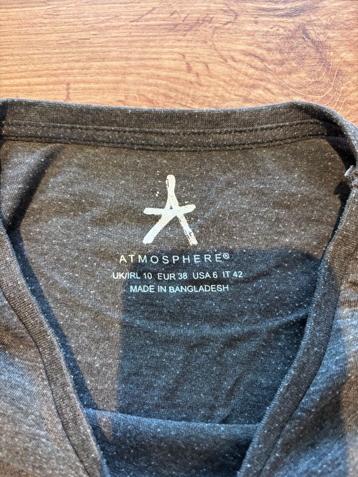 T-shirt gris femme motif rock Primark taille 38 - photo numéro 3