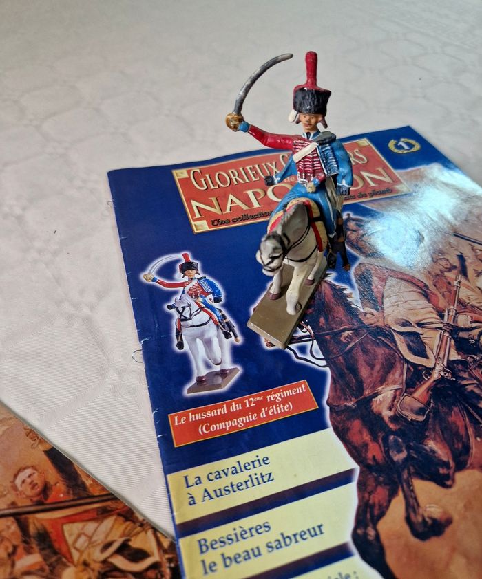 Lot de 7 figurine en plomb , glorieux cavalier de Napoléon - photo numéro 4