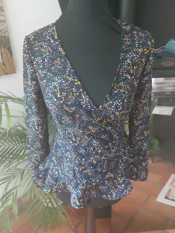 Blouse cache cœur