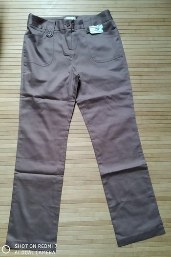 La Redoute pantacourt marron neuf 36