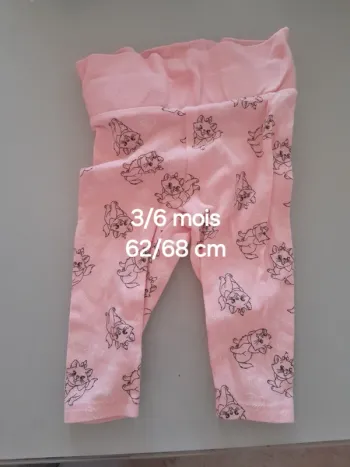 Legging fille 3/6m
