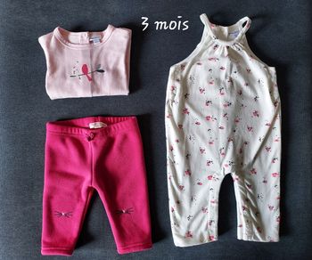 Ensemble salopette + tee shirt