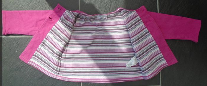 Joli gilet rose fuschia fille 18 mois (81 cm) - photo numéro 2