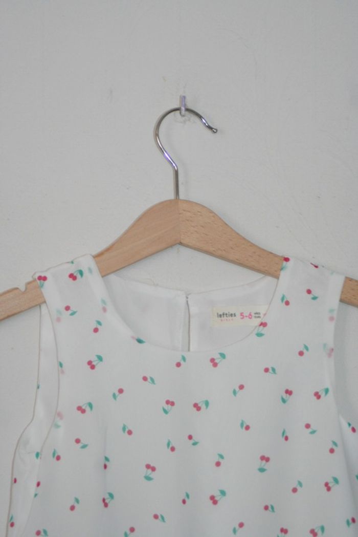 Blouse sans manche blanche Lefties 5-6 ans - photo numéro 2