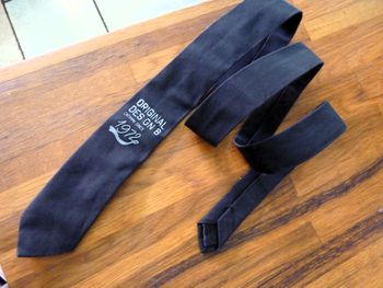 Cravate garçon Catimini noir TBE accessoire mode taille unique enfant