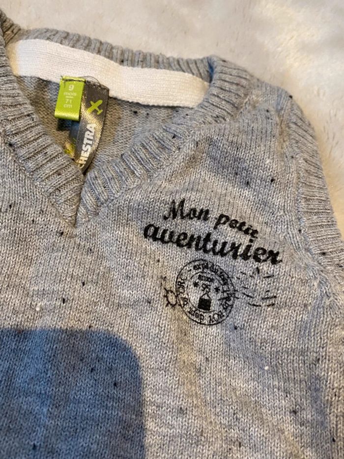 Pull sans manches Orchestra 9 mois - photo numéro 2