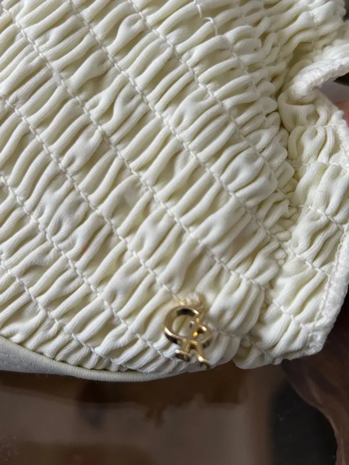 Haut de maillot de bain écru femme Colourful Rebel - photo numéro 6