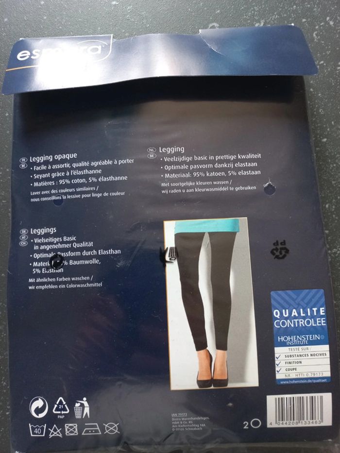 Legging opaque neuf S taille française 38/40 eur 36/38 - photo numéro 5