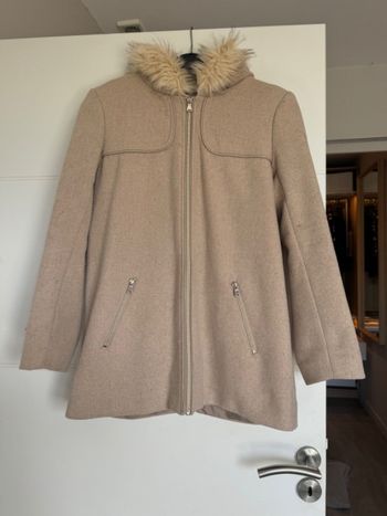 Manteau femme beige