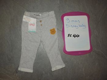 pantalon winnie disney baby taille 9 mois neuf