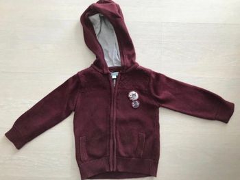 Gilet garçon 24 mois avec fermeture éclaire marque Kimbaloo