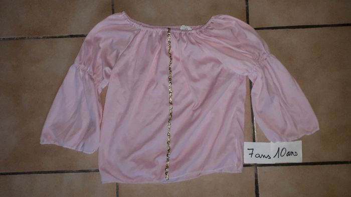 Haut manches longues 7-10ans fille